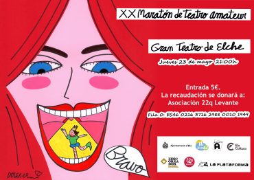 La Maratón de teatro que organiza la Plataforma tendrá lugar el 23 de mayo en el Gran Teatro